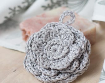 Crochet Face Scrubby Pattern: Round Floral Reusable Make-up Remover Cotton Pads (Digital PDF Download)