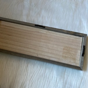 May include: A rectangular wooden sign with a light brown wood frame and a light wood background. The sign is blank and ready to be decorated.