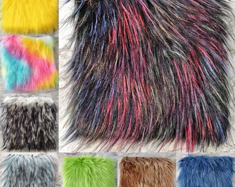 8" XXL | DIY Faux Fur Pom Squares | Pre-Cut Faux Fur Squares | Gypsy Dreamer Crochet
