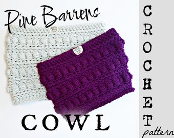 CROCHET PATTERN Cowl | PDF download | Adult, Kids | English U.S. Terms | Intermediate | Pine Barrens Cowl  | Gypsy Dreamer Crochet