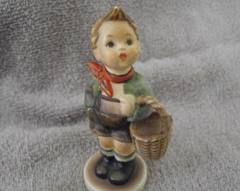 hummel boy with basket