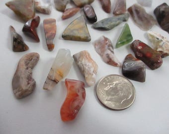 Polished Stone Shards For Jewelry Making