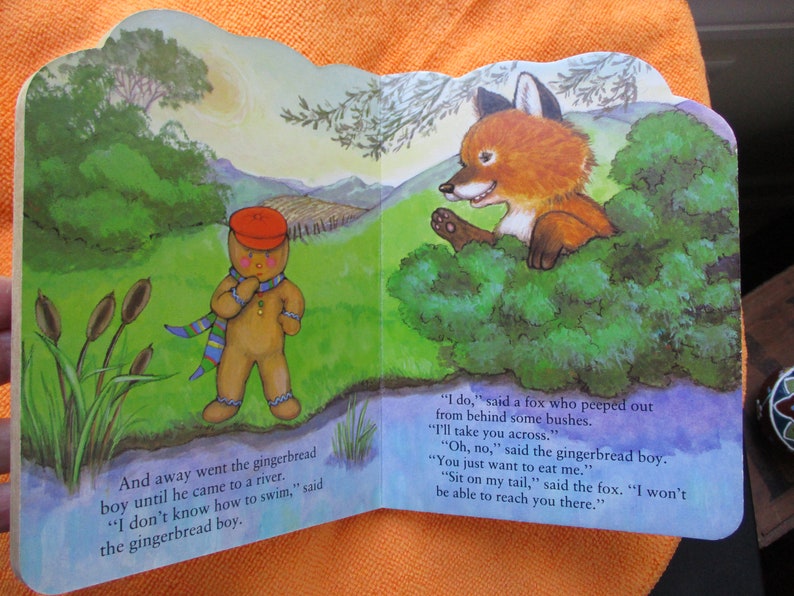 The Gingerbread Boy, Children's Board Book Etsy
