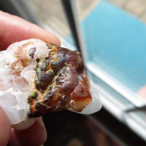 Fire Agate With Matrix