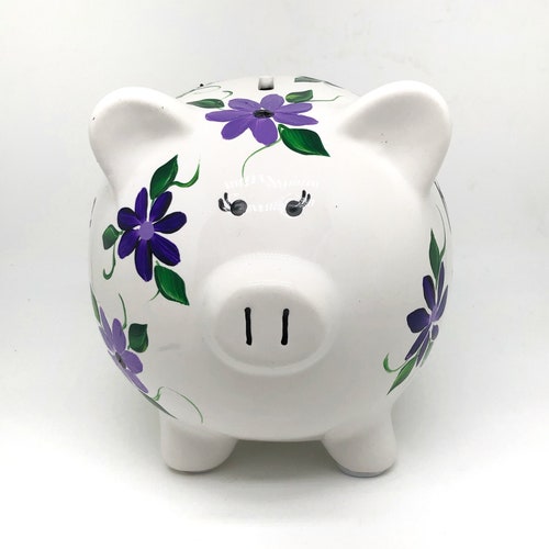 Personalized Bank Custom Piggy Bank New Baby Gift Baby Etsy