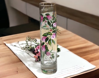 Small Flower Vase, Bud Vases, Birthday Present, Housewarming Gift, Mini Vase, Pink Vase Vase, Glass Bud Vase, Small Vase