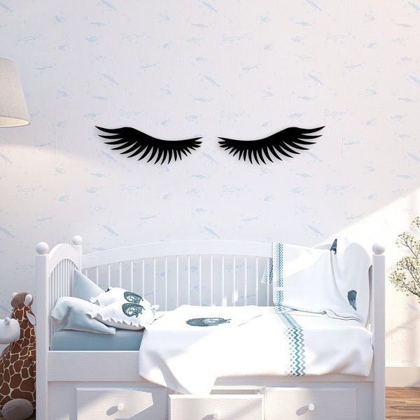 Eyelashes Decor Etsy