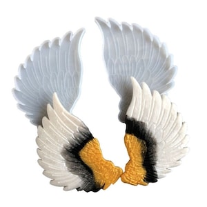 Silicone Angel Wings Molds, Angel Wings Resin Coaster Molds, Handmade Craft Art, Festive Christmas Table Decoration, Set of 2