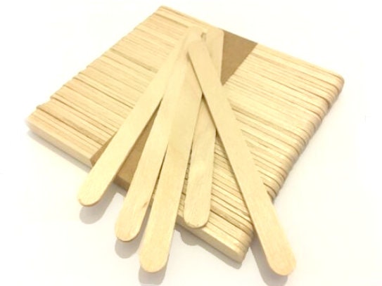  Natural Wood Craft Sticks, 4.25 Inch Popsicle Sticks