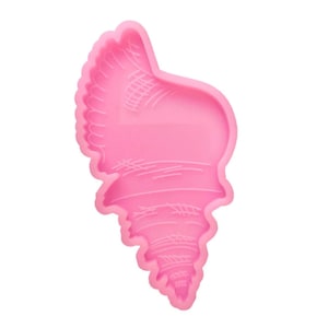 Sea Shell Coaster Mold, Resin Seashell Mould, Silicone Handmade Tray Craft Supplies for Seaside Home Decoration