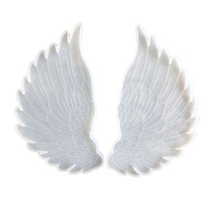 Angel Wings Coaster Resin Moulds, Christmas Resin Molds, Festive Handmade Home Decoration Crafts, Silicone Resin Mold Supplies