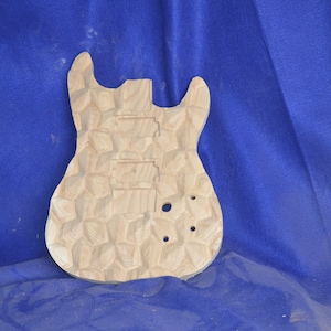 Completely custom guitar body