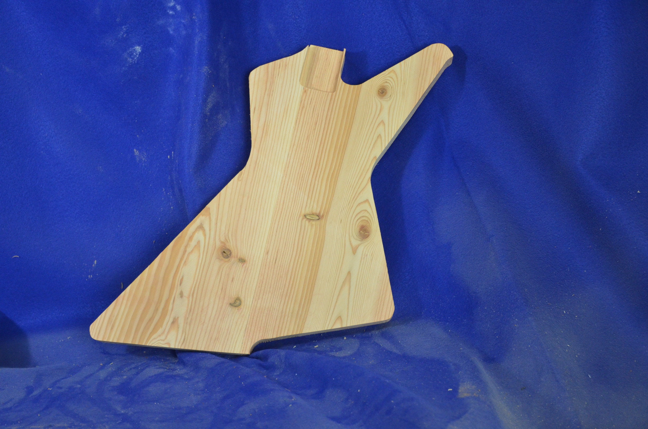 Custom Ibanez Destroyer Made Out of Pine Other Wood Species Are