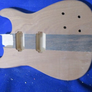 Strat type multicolor guitar body dual humbucker pickup route
