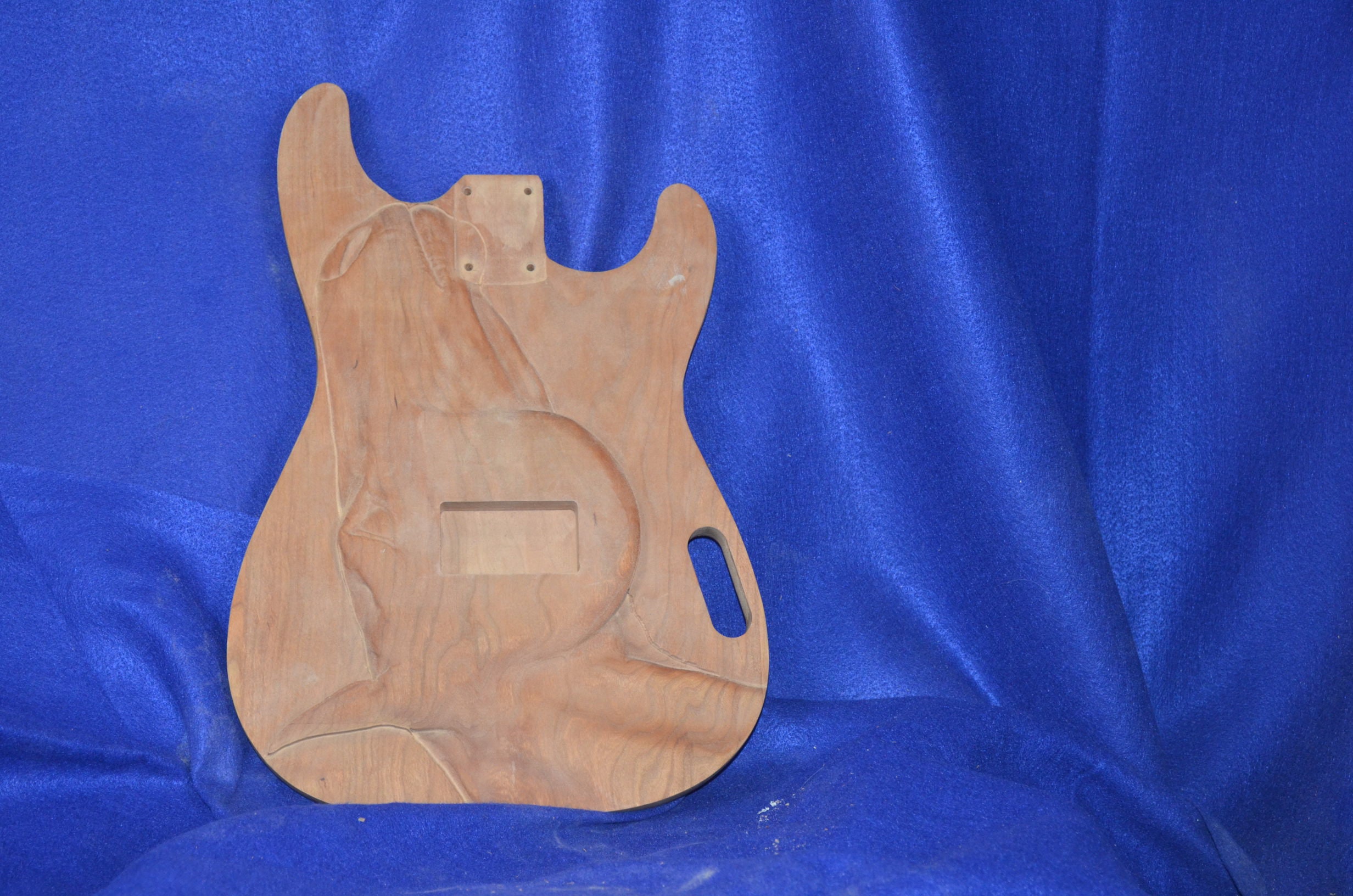 Custom Guitar Bpdy With a Horse Head Carved on the Front. Etsy