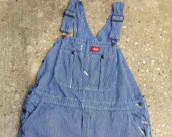 liberty striped overalls
