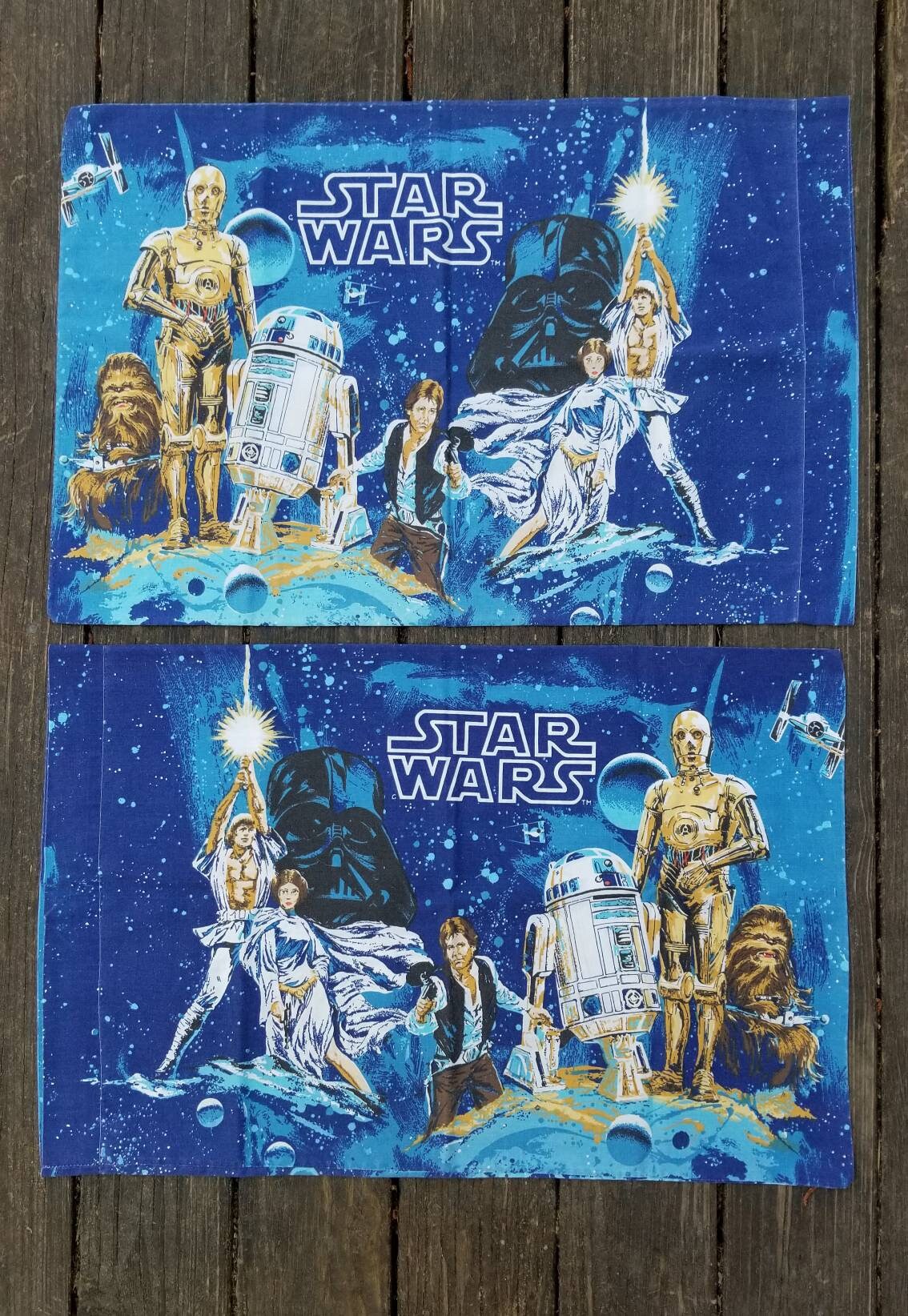 Vintage Star Wars Pillowcases 1980 s Return of the Jedi Etsy