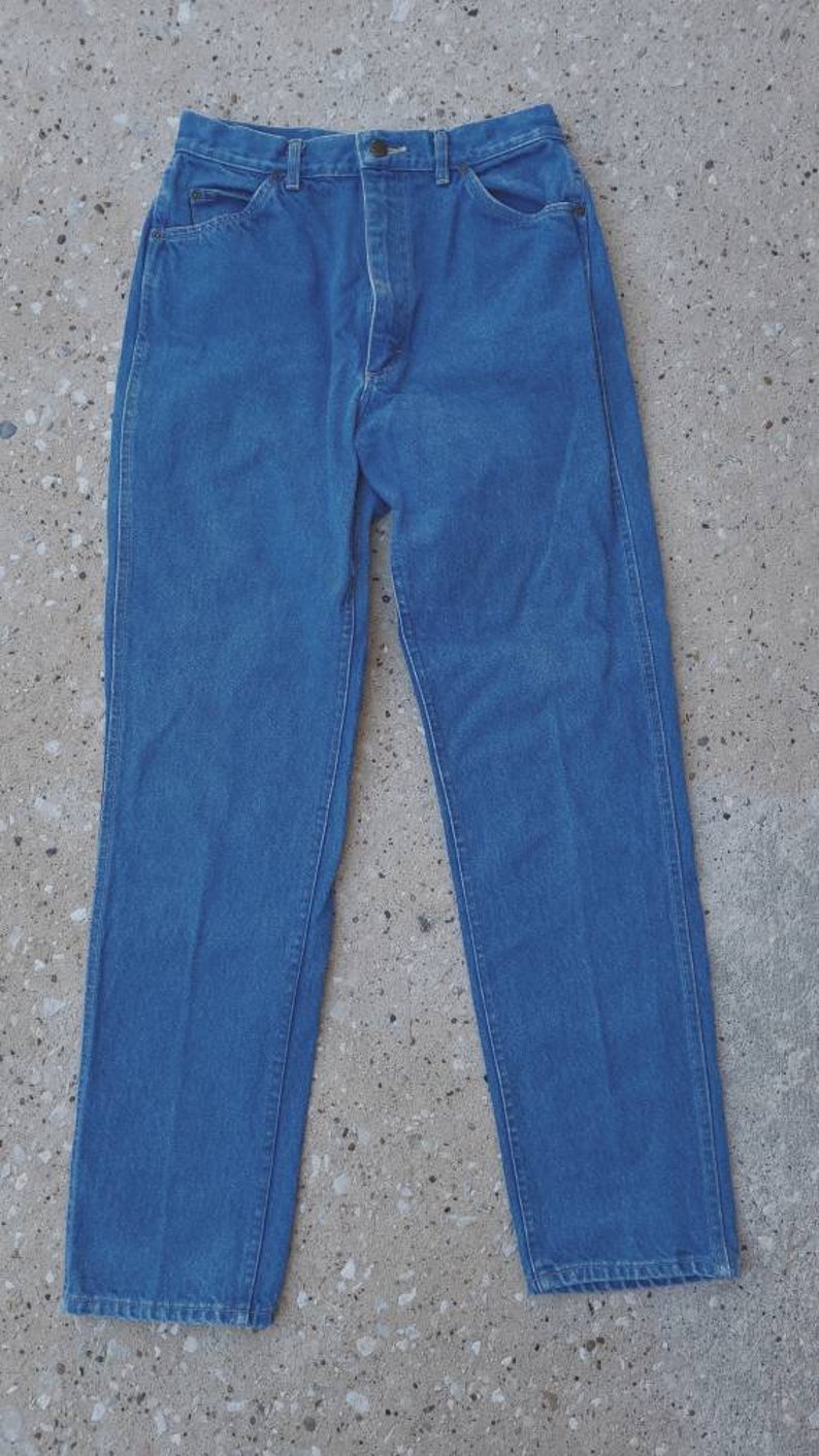 Vintage Lee Jeans, High Waisted Lee Jeans, Tapered Leg Lee Jeans, Mom Jeans, Lee denim jeans image 3