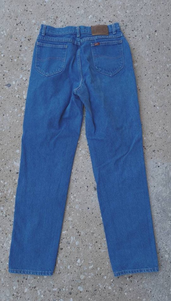 Vintage Lee Jeans, High Waisted Lee Jeans, Tapere… - image 4