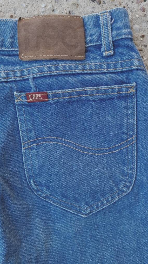 Vintage Lee Jeans, High Waisted Lee Jeans, Tapere… - image 6