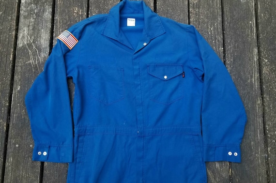 Vintage 1990's Coveralls, Boiler Suit, Men's 44R