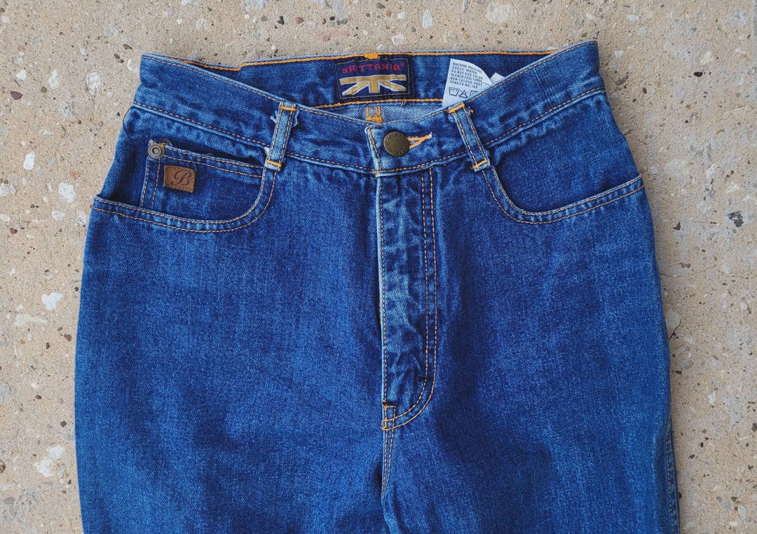 Vintage Britannia Jeans 1980's Britannia Denim Size 5 Etsy