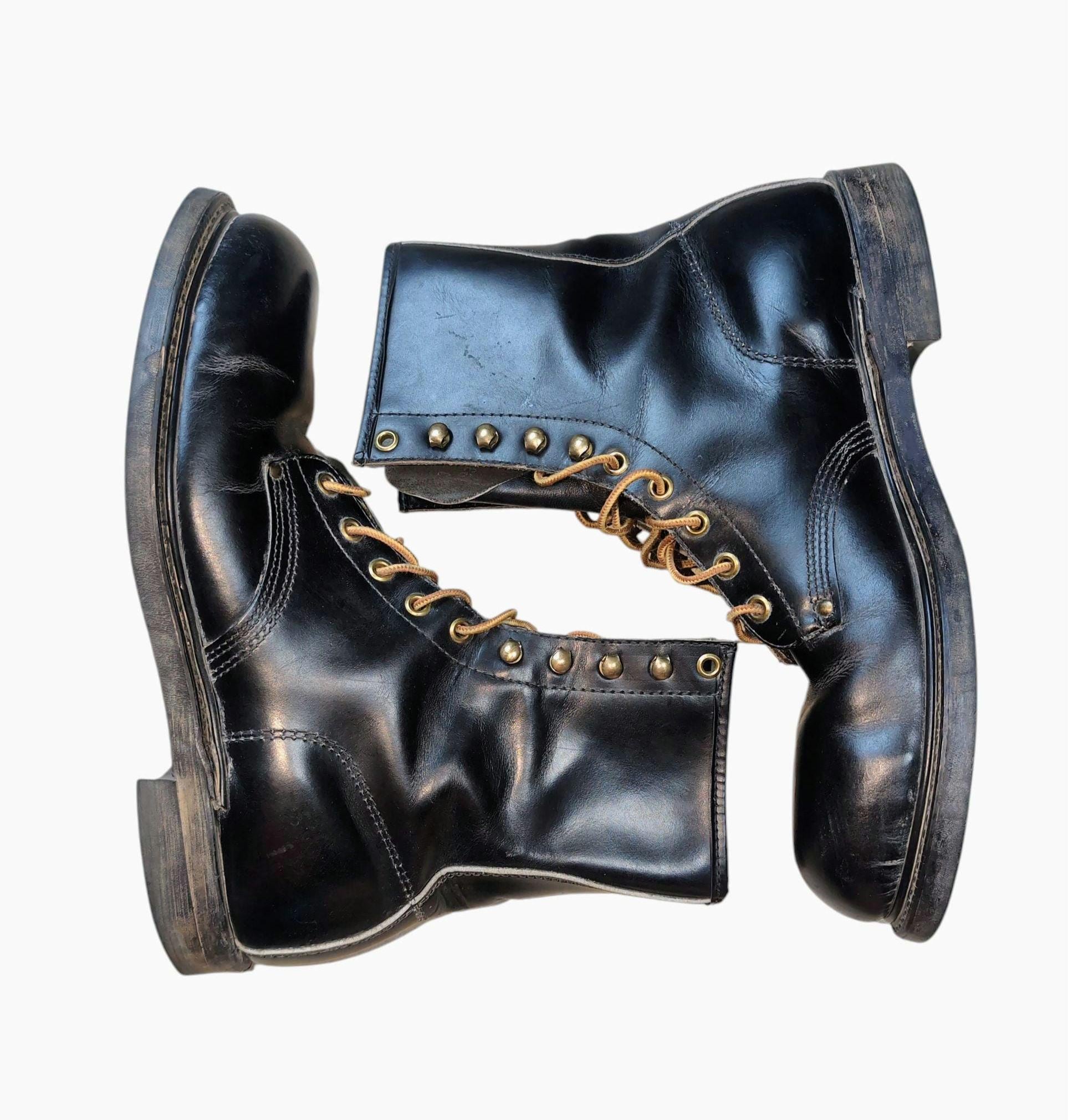* NEW*Lehigh Leather Steel Toe Work Boots Size 7.5‎ Western Men’s Justin Work Lafayette Men main image 3