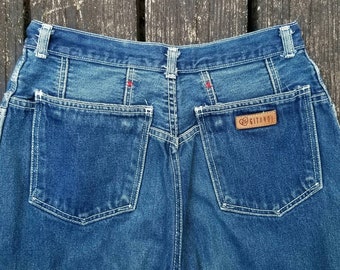 1980&#39;s Gitano Jeans, High Waisted Jeans, P.S. Gitano denim, Size 14