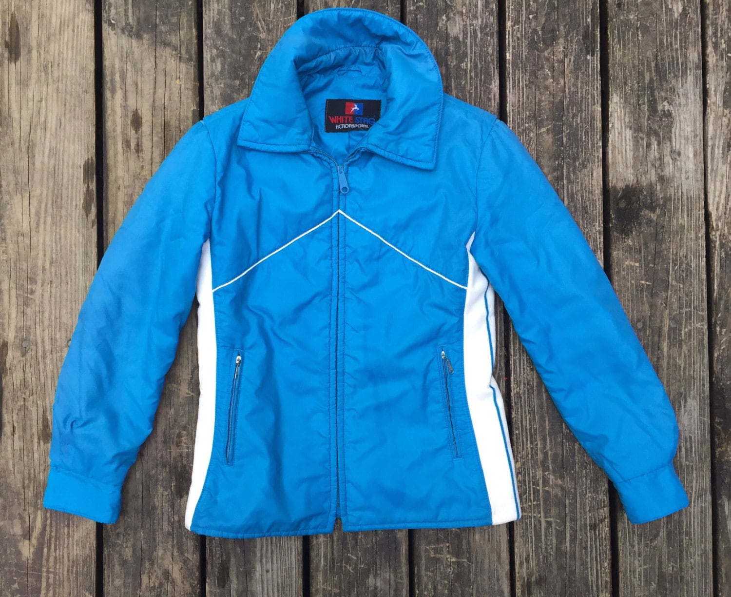 Vintage White Stag Ski Jacket Womens Size Meduim 1980's Etsy