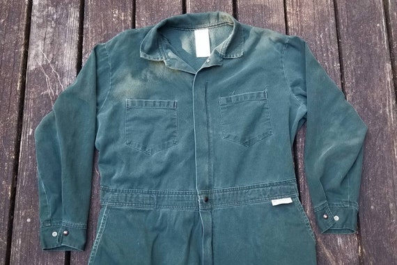 Vintage 1970's Coveralls, Boiler Suit, Size Men's