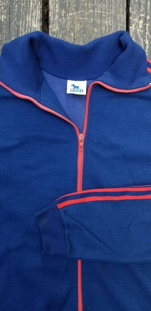 1980's Knit Jacket Vintage Sportswear Made in USA - Etsy