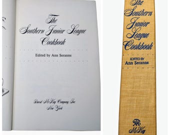 1977 The Südliches Junior League Kochbuch 626 Seiten Vintage Rezept Buch