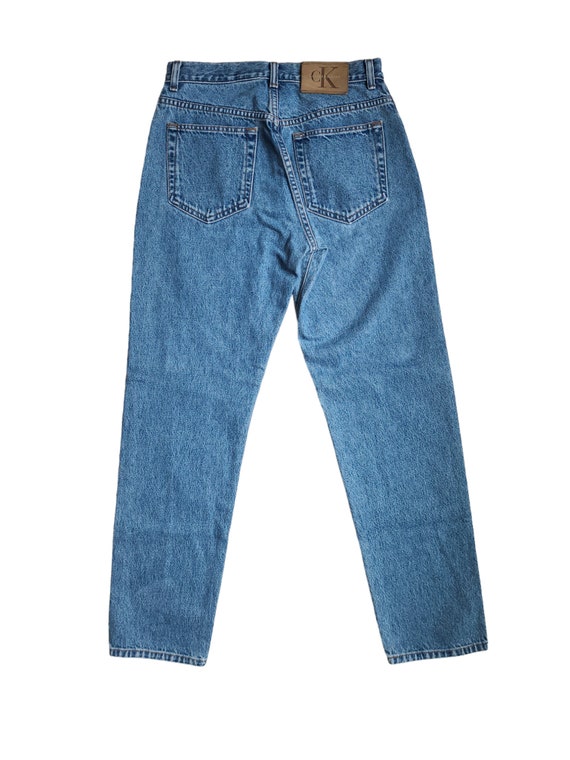 Vintage 90's Calvin Klein Denim Jeans High Waiste… - image 3