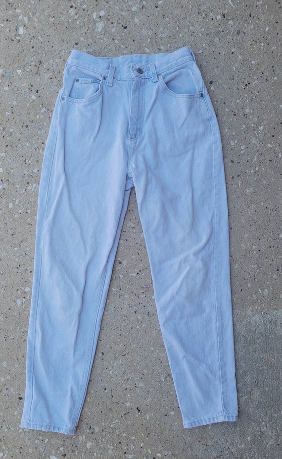 Vintage Lee Jeans, super high waist Lee jeans, Li… - image 5