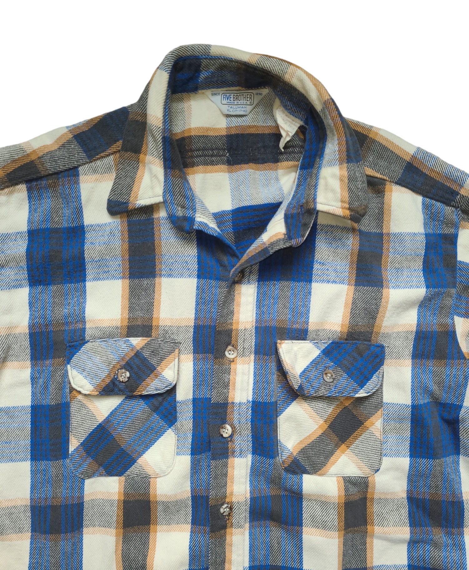 Vintage Five Brother Flannel Shirt, THICK Cotton, Made in USA, Men's XL - Etsy Vintage Five Brother Flannel Shirt, THICK Cotton, Made in USA, Men's XL - Etsy