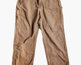 Vintage 1990s Carhartt Carpenter Pants Size 33 X 29 / 90s Work