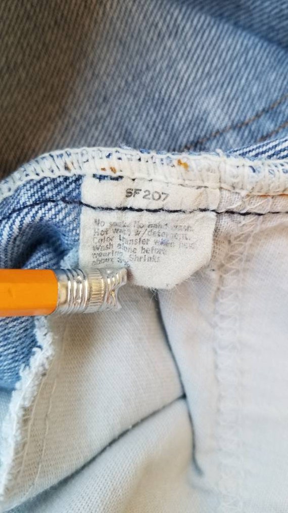 1980's Levi's 517 Orange Tab, made in USA, Distre… - image 7