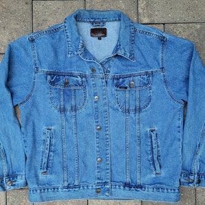 Jaqueta Lee Demin Vintage, Jaqueta Jeans, Jaqueta Jeans, Masculina Grande
