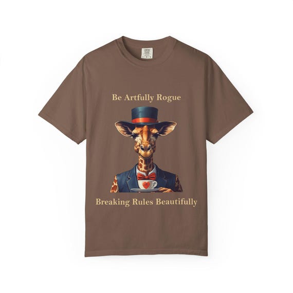 お客出品 Be Artfully Rogue ユニセックス ガーメントダイTシャツ