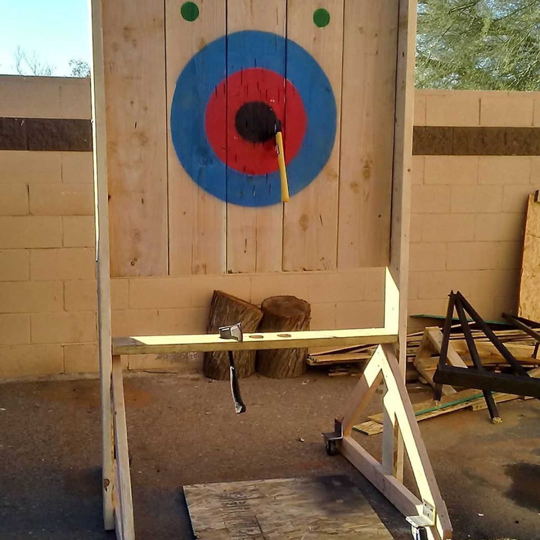 How to Build an Axe Throwing Target Ebook Etsy