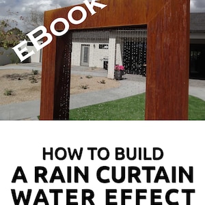 How to build a rain curtain water effect