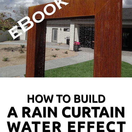 How to Build a Rain Curtain Water Effect Etsy