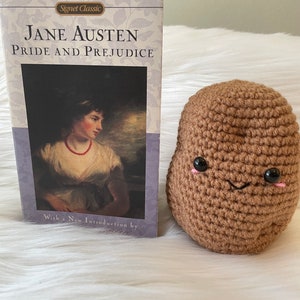 Excellent Boiled Potato Plushie - Pride and Prejudice - Exemplary Vegetable - Booktok