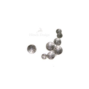 Silver stud earrings, confetti earrings, asymetric earrings, circle earrings, sterling silver earrings, minimalist stud earrings