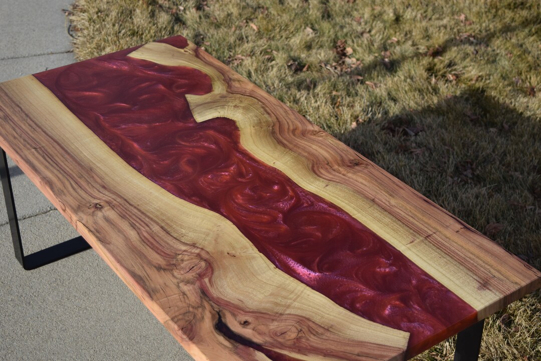 Sumac Resin River Coffee Table Etsy