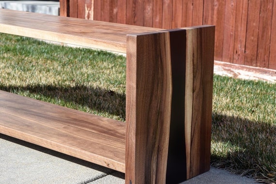 Black sale walnut bookshelf