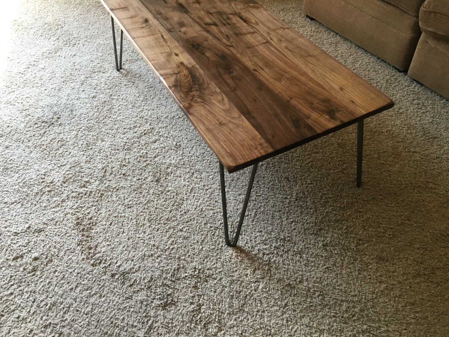 Beautiful Black Walnut Coffee Table - Etsy