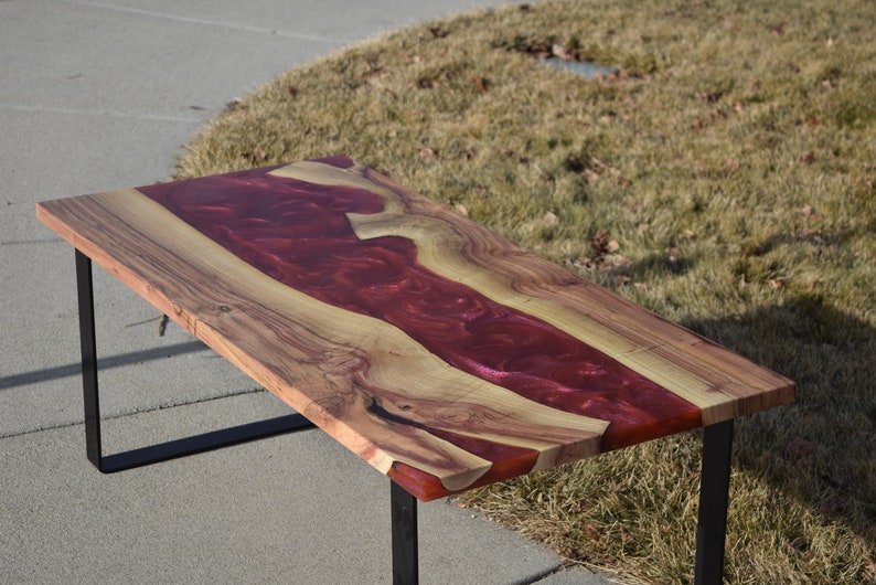 Sumac Resin River Coffee Table Etsy