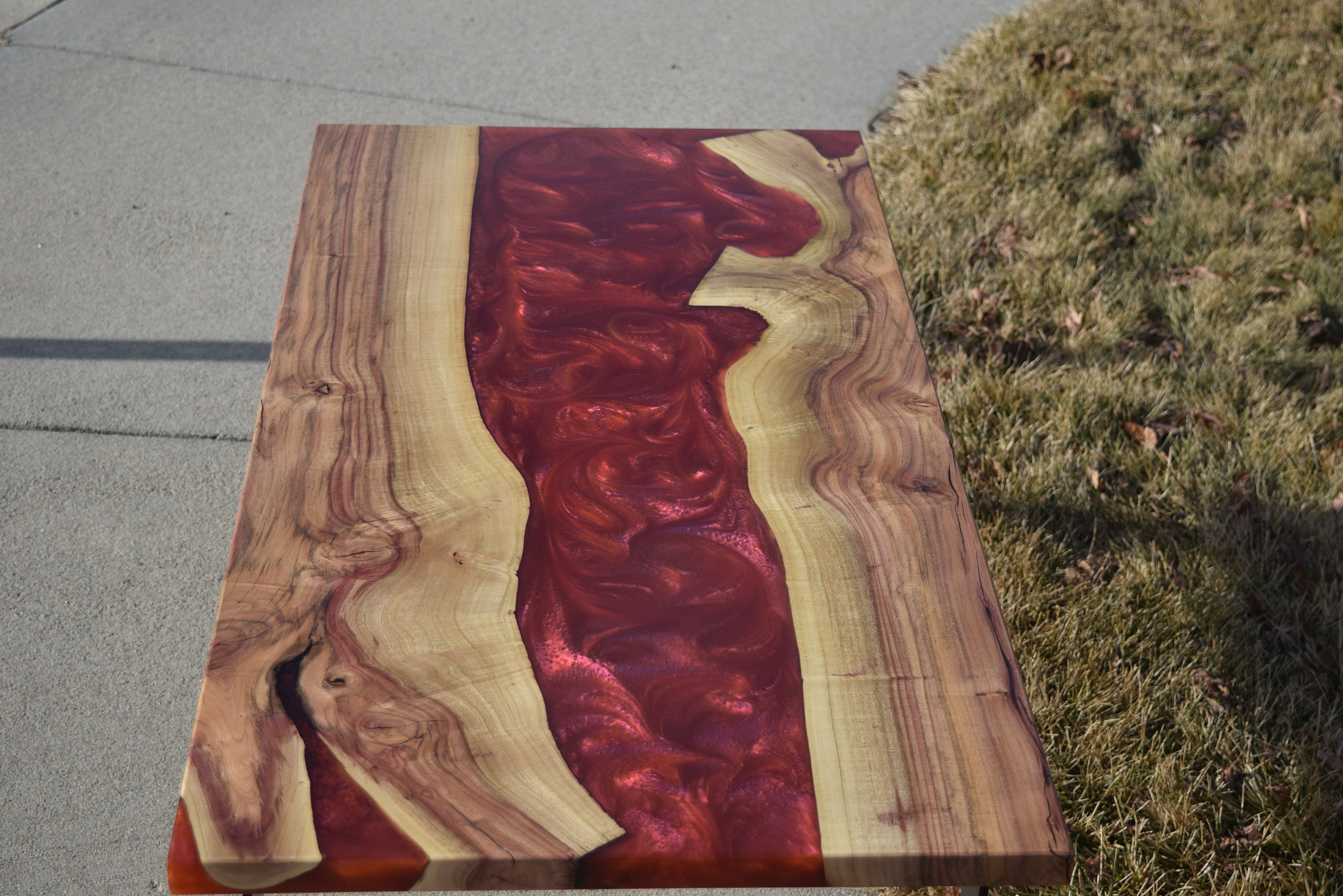 Sumac Resin River Coffee Table Etsy