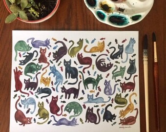 Colorful Cats